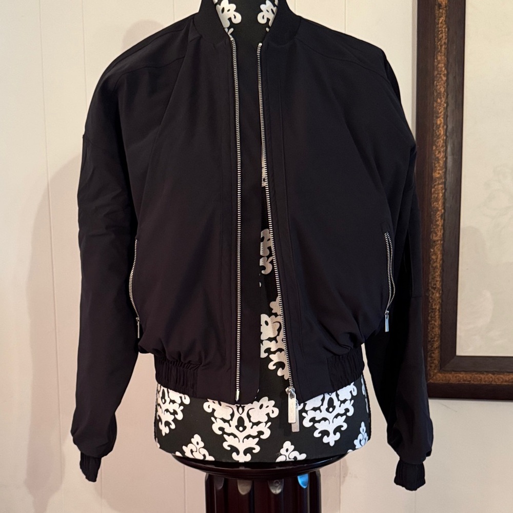Sweaty Betty Black Explorer Bomber Jacket